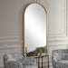Uttermost Home Decor Uttermost Marvell Gold Arch Mirror