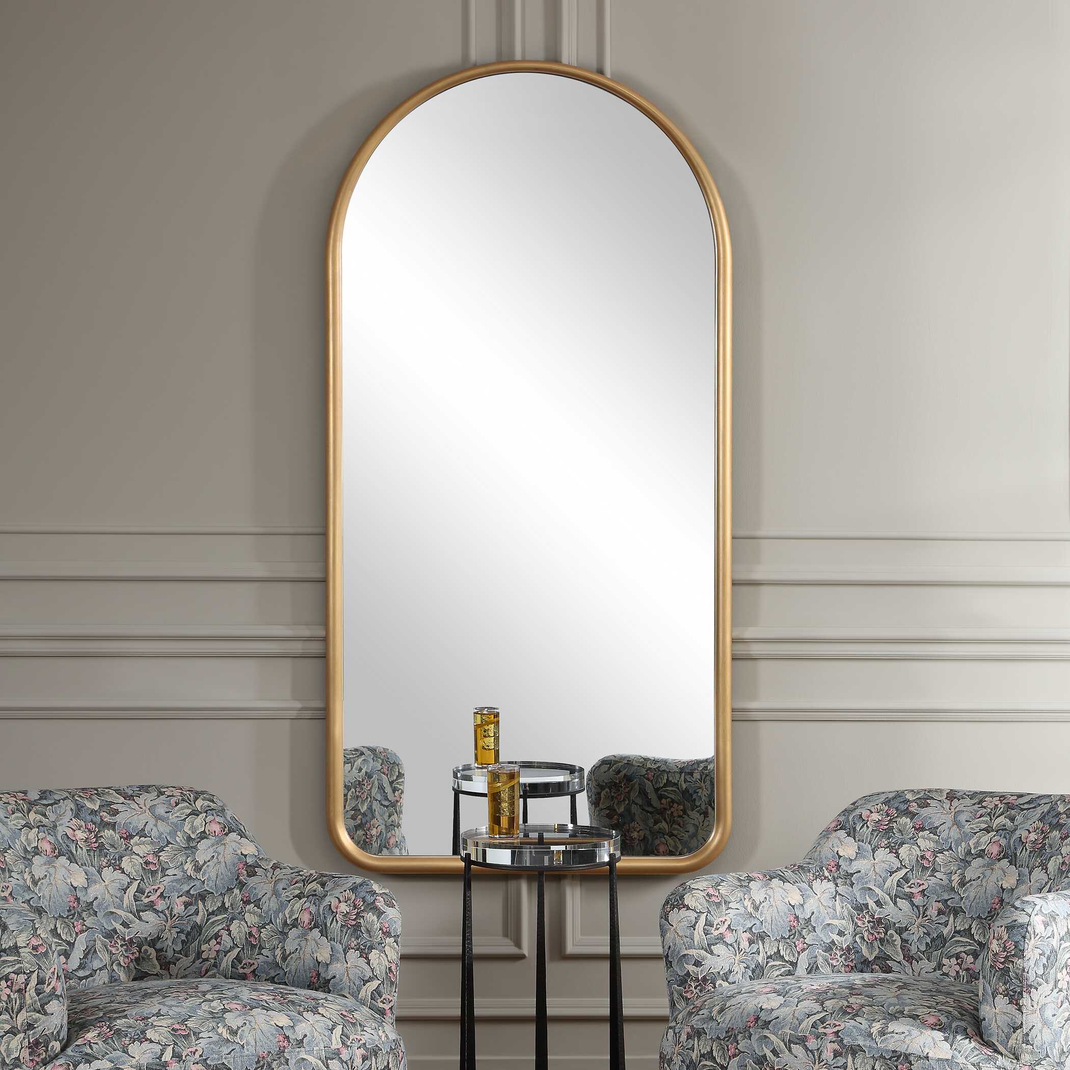 Uttermost Home Decor Uttermost Marvell Gold Arch Mirror