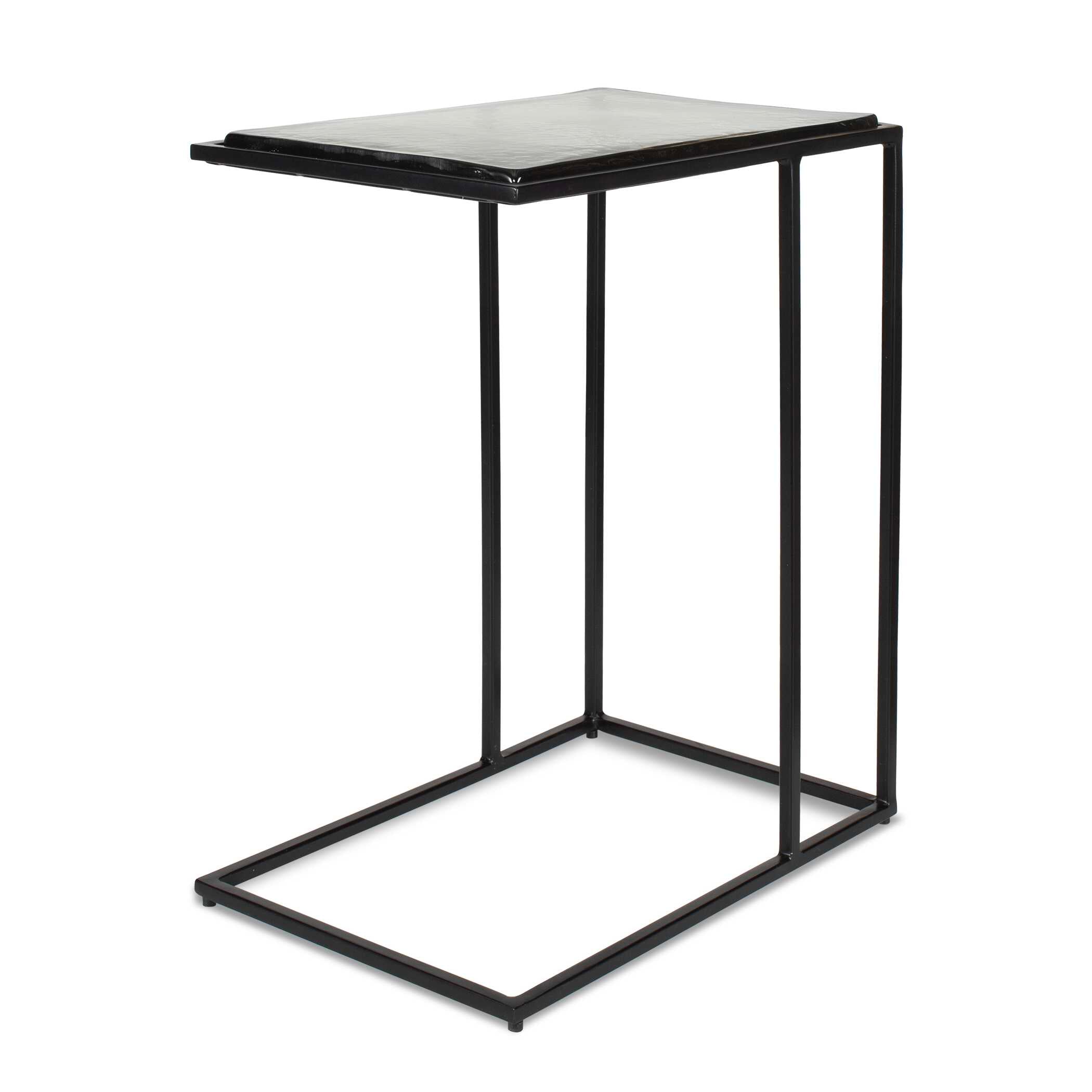 Uttermost Furniture Uttermost Mateo Glass Top Accent Table
