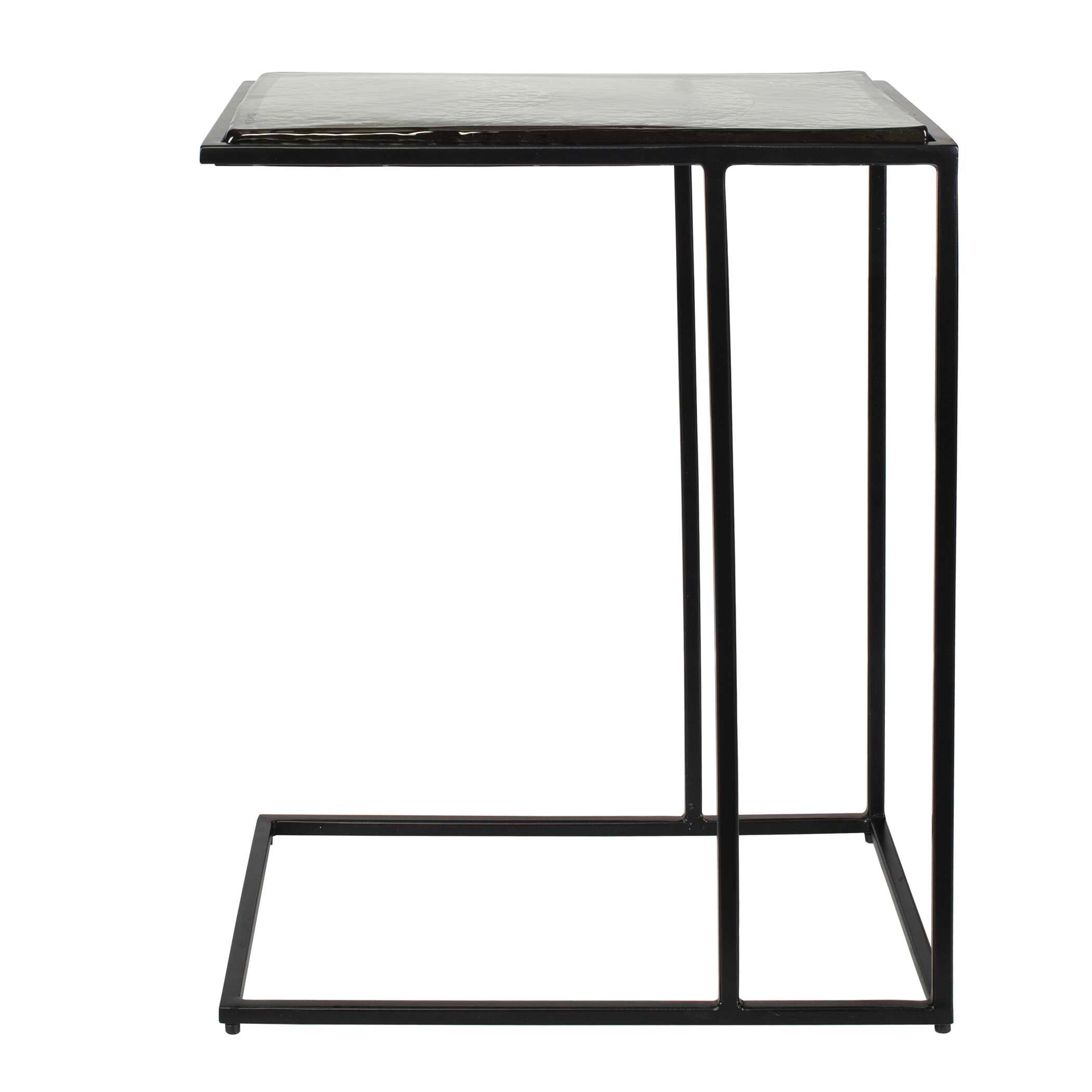 Uttermost Furniture Uttermost Mateo Glass Top Accent Table