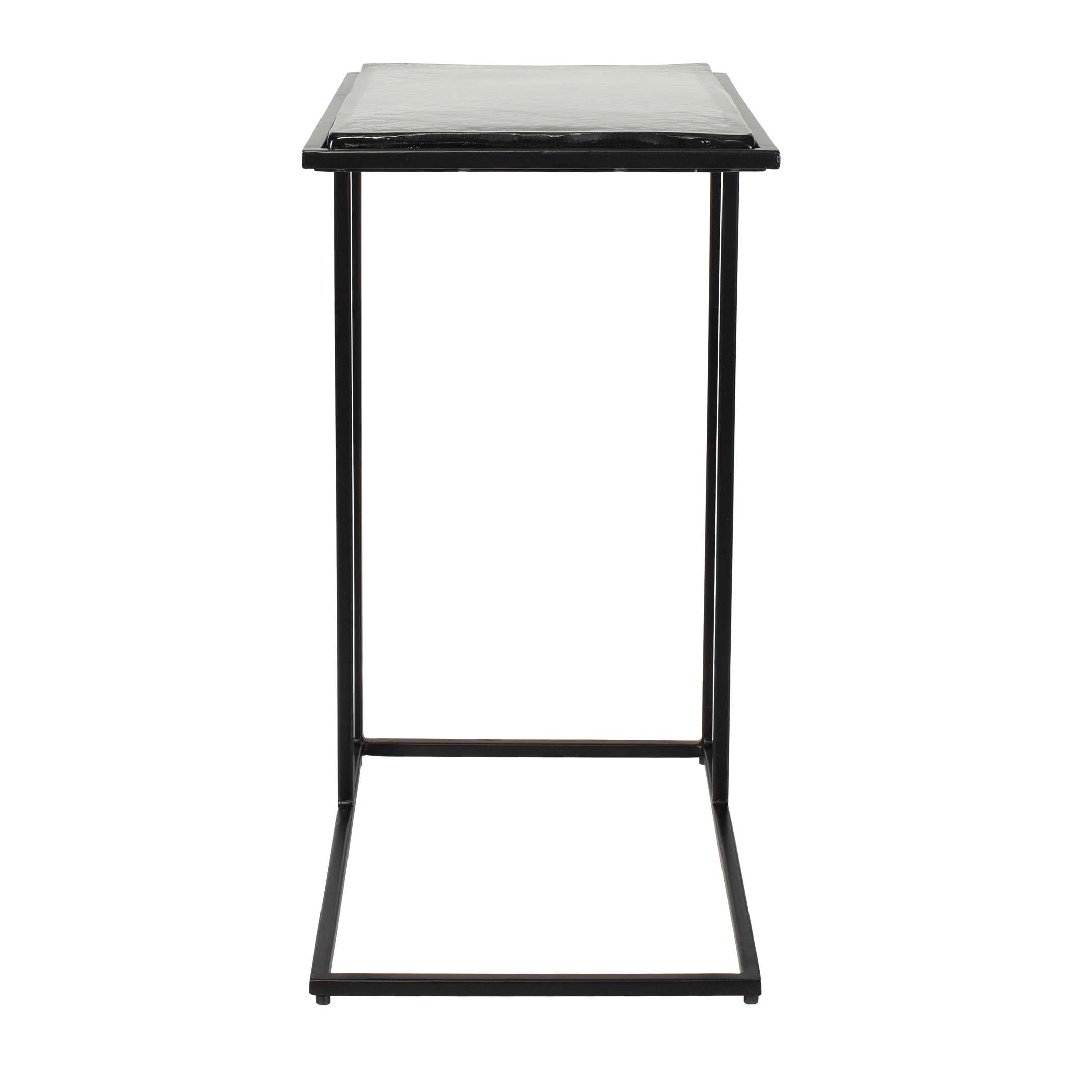 Uttermost Furniture Uttermost Mateo Glass Top Accent Table
