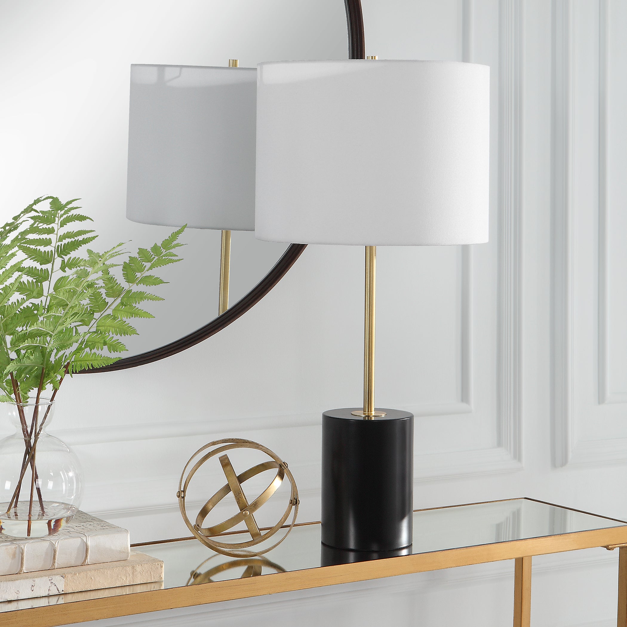 Uttermost Home Decor Uttermost Matte Black Table Lamp