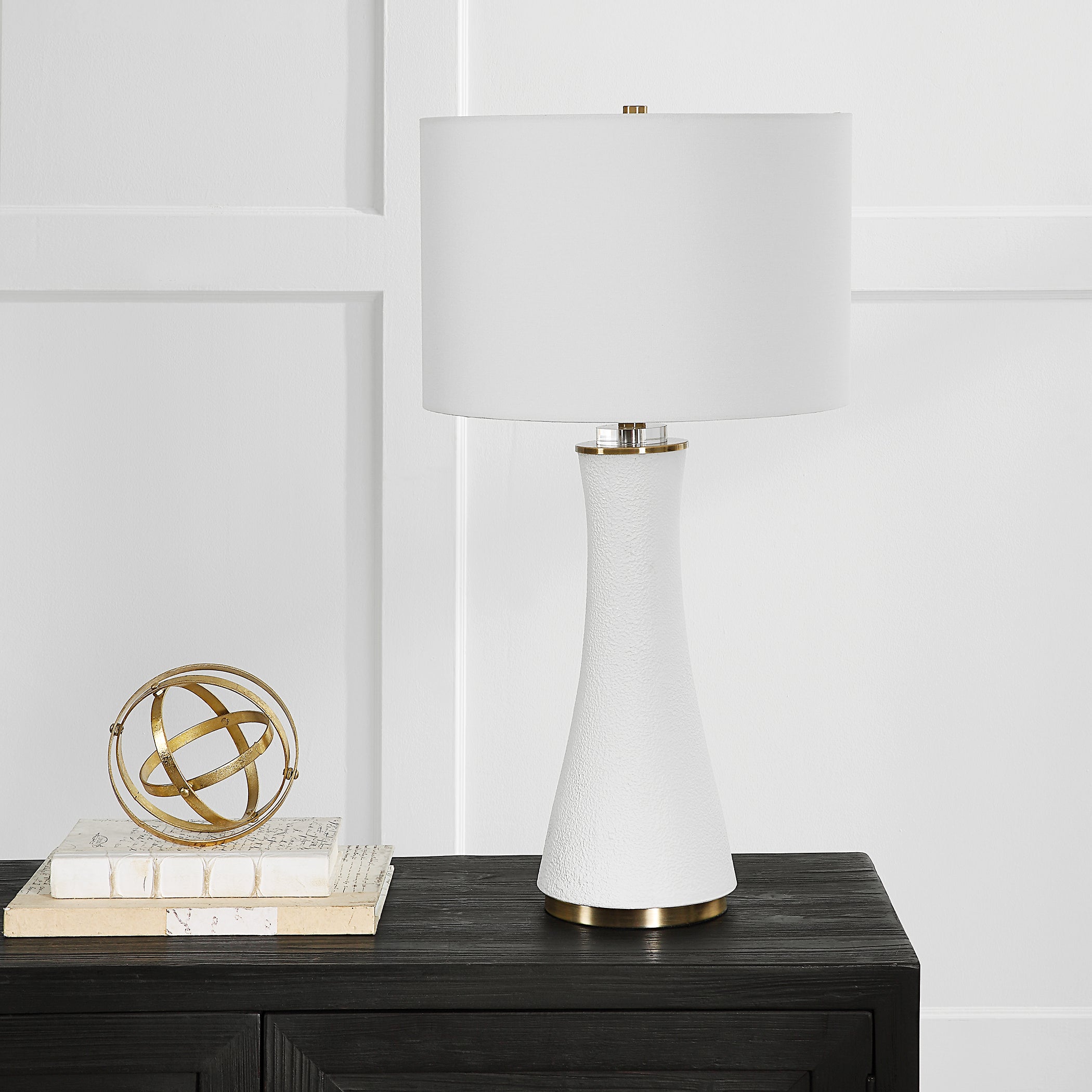 Uttermost Home Decor Uttermost Matte White Table Lamp