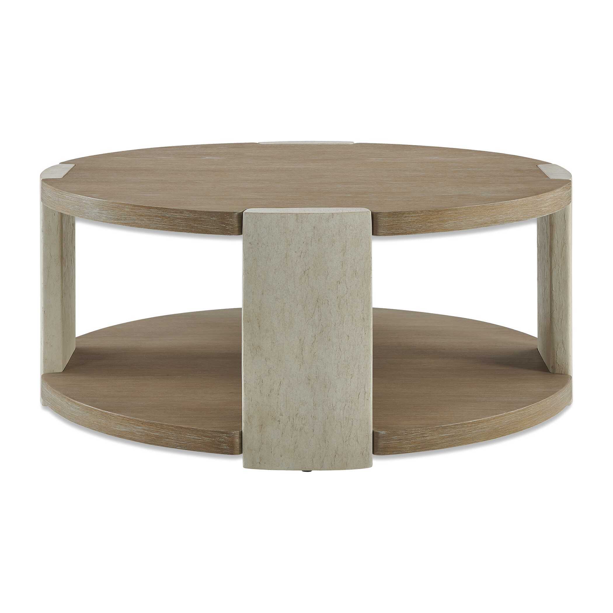 Uttermost Furniture Uttermost Maulet Round Oak Coffee Table