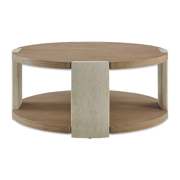 Uttermost Furniture Uttermost Maulet Round Oak Coffee Table