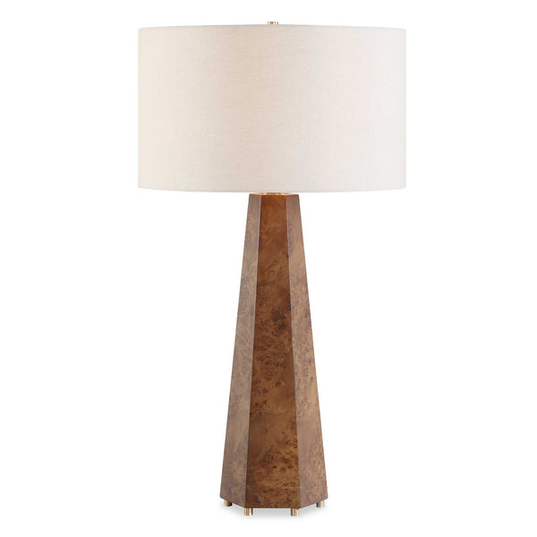Uttermost Lighting Uttermost McCaffrey Tapered Burl Table Lamp