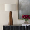 Uttermost Lighting Uttermost McCaffrey Tapered Burl Table Lamp