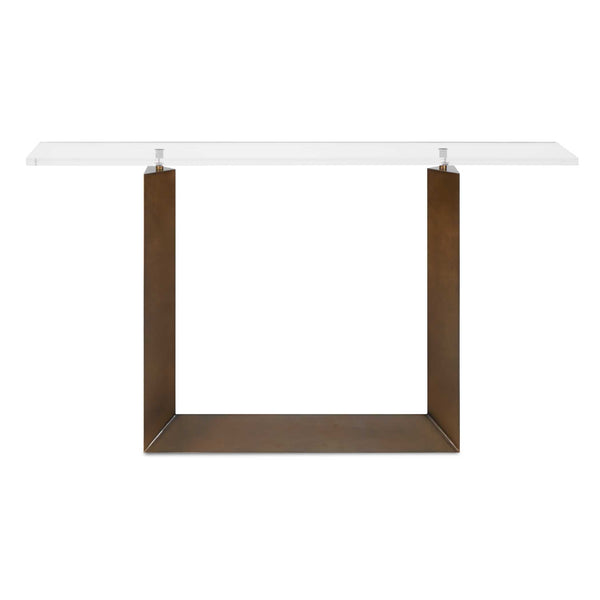 Uttermost Furniture Uttermost McElroy Modern Bronze Console Table