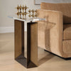 Uttermost Furniture Uttermost McElroy Modern Bronze Side Table