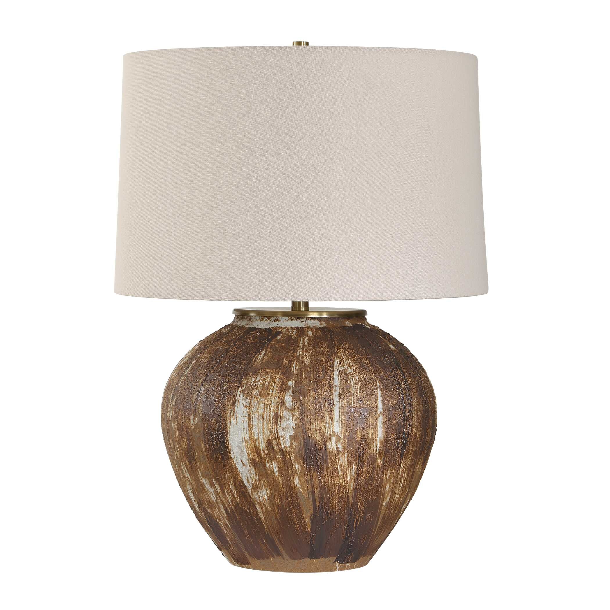 Uttermost Uttermost McKinley Textured Brown Table Lamp