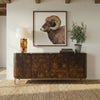 Uttermost Furniture Uttermost Melbourne Mappa Burl 4 Door Cabinet