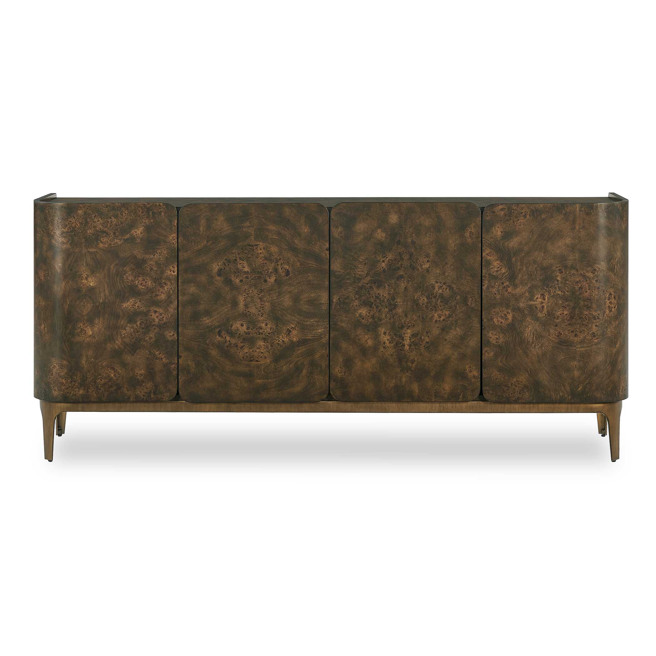 Uttermost Furniture Uttermost Melbourne Mappa Burl 4 Door Cabinet
