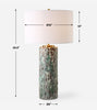 Uttermost Lighting Uttermost Meltdown Ivory Teal Table Lamp