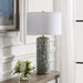Uttermost Lighting Uttermost Meltdown Ivory Teal Table Lamp