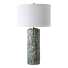 Uttermost Lighting Uttermost Meltdown Ivory Teal Table Lamp