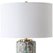 Uttermost Lighting Uttermost Meltdown Ivory Teal Table Lamp