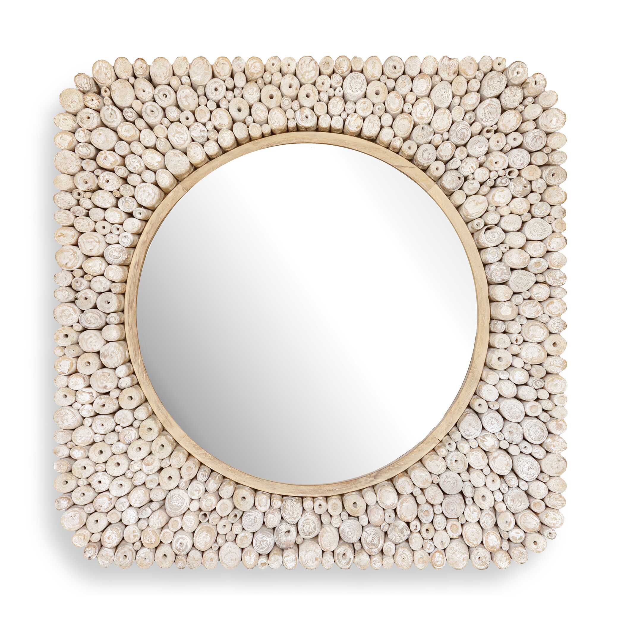Uttermost Uttermost Merak Teak Mosaic Mirror