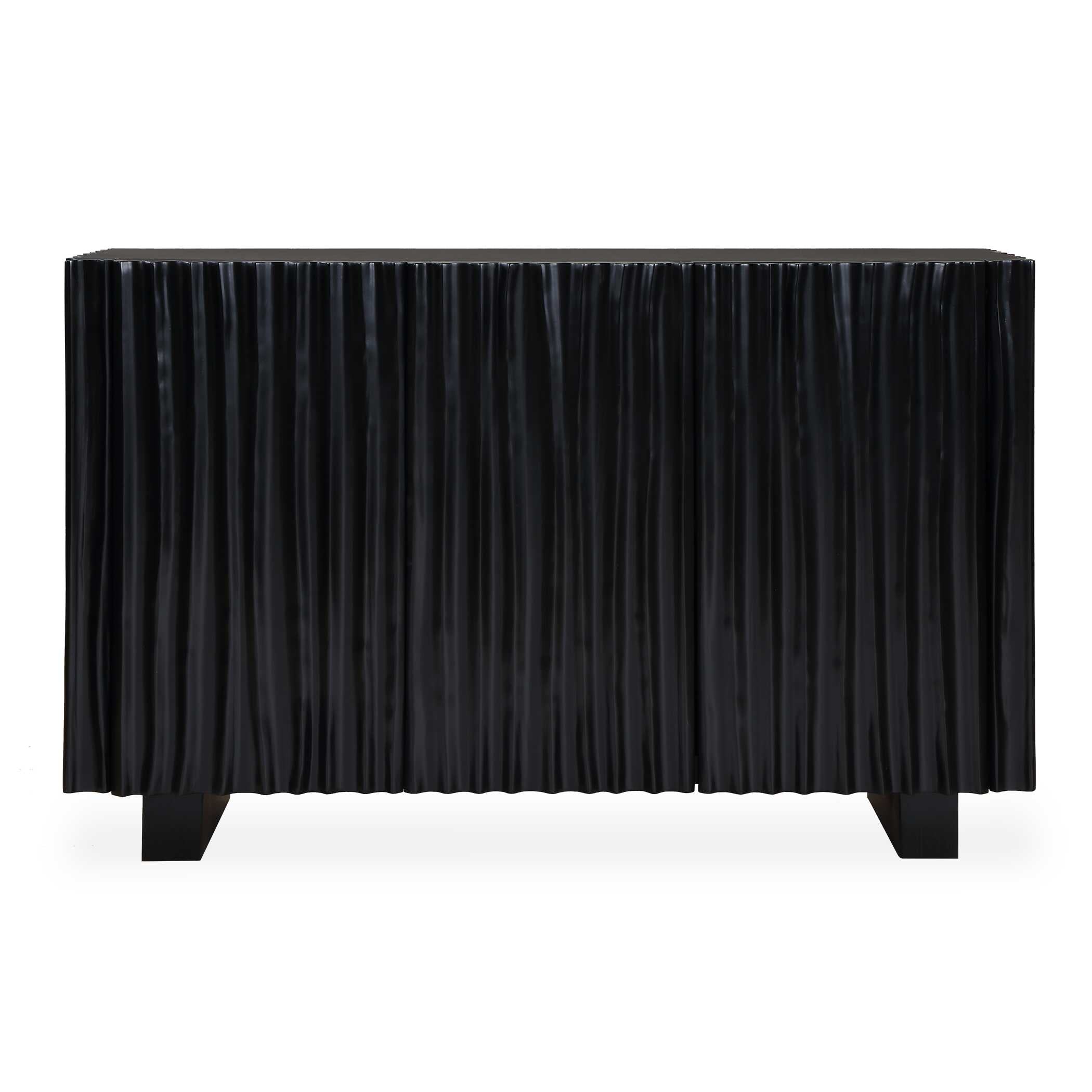 Uttermost Furniture Uttermost Mercado Black 3 Door Cabinet
