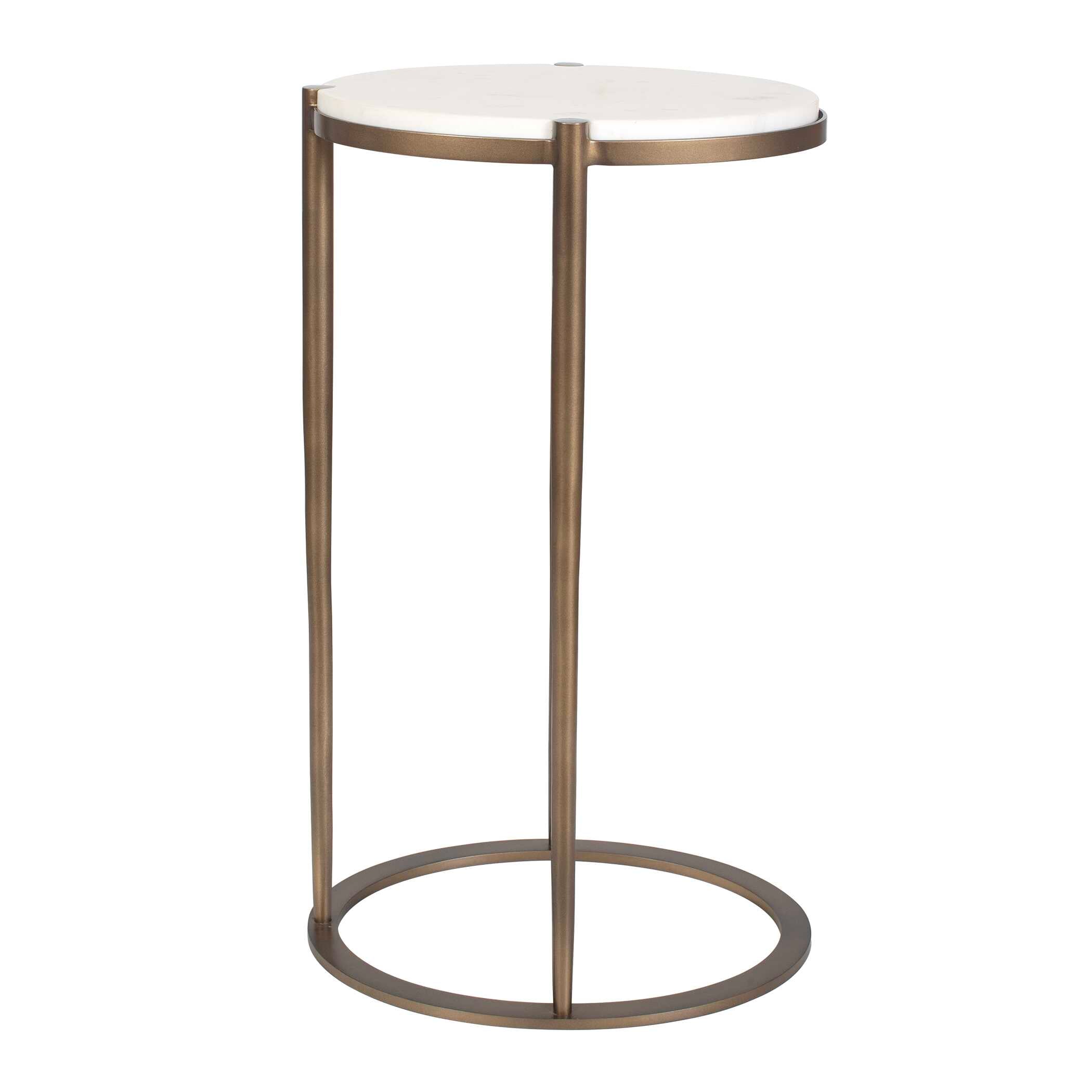 Uttermost Furniture Uttermost Mercier Round Marble Accent Table