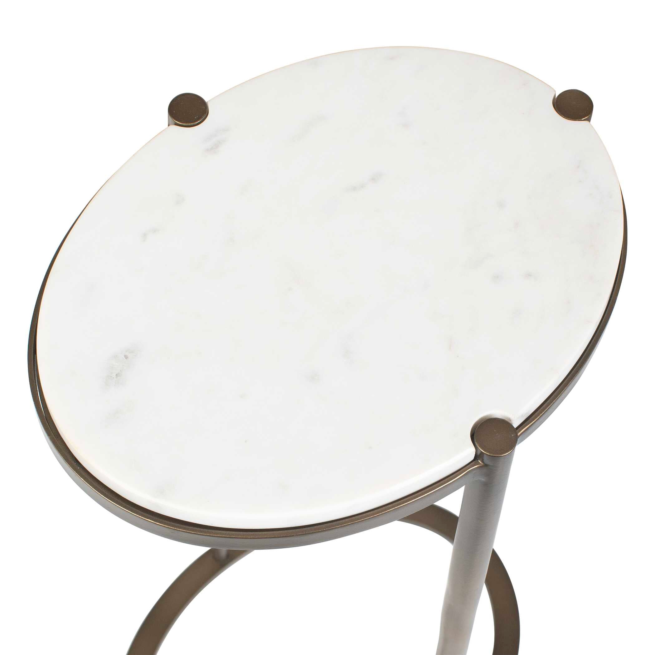 Uttermost Furniture Uttermost Mercier Round Marble Accent Table