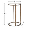 Uttermost Furniture Uttermost Mercier Round Marble Accent Table