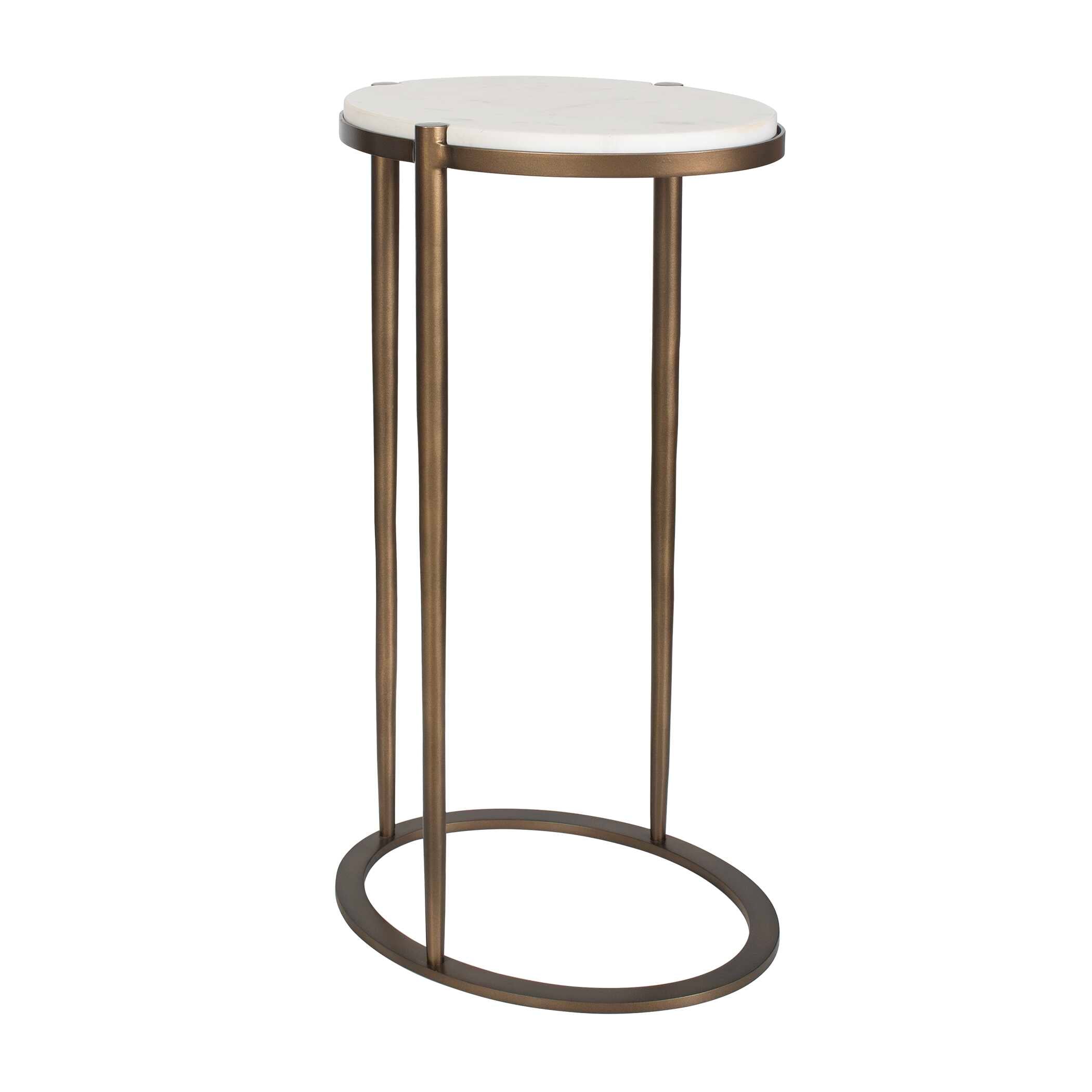 Uttermost Furniture Uttermost Mercier Round Marble Accent Table