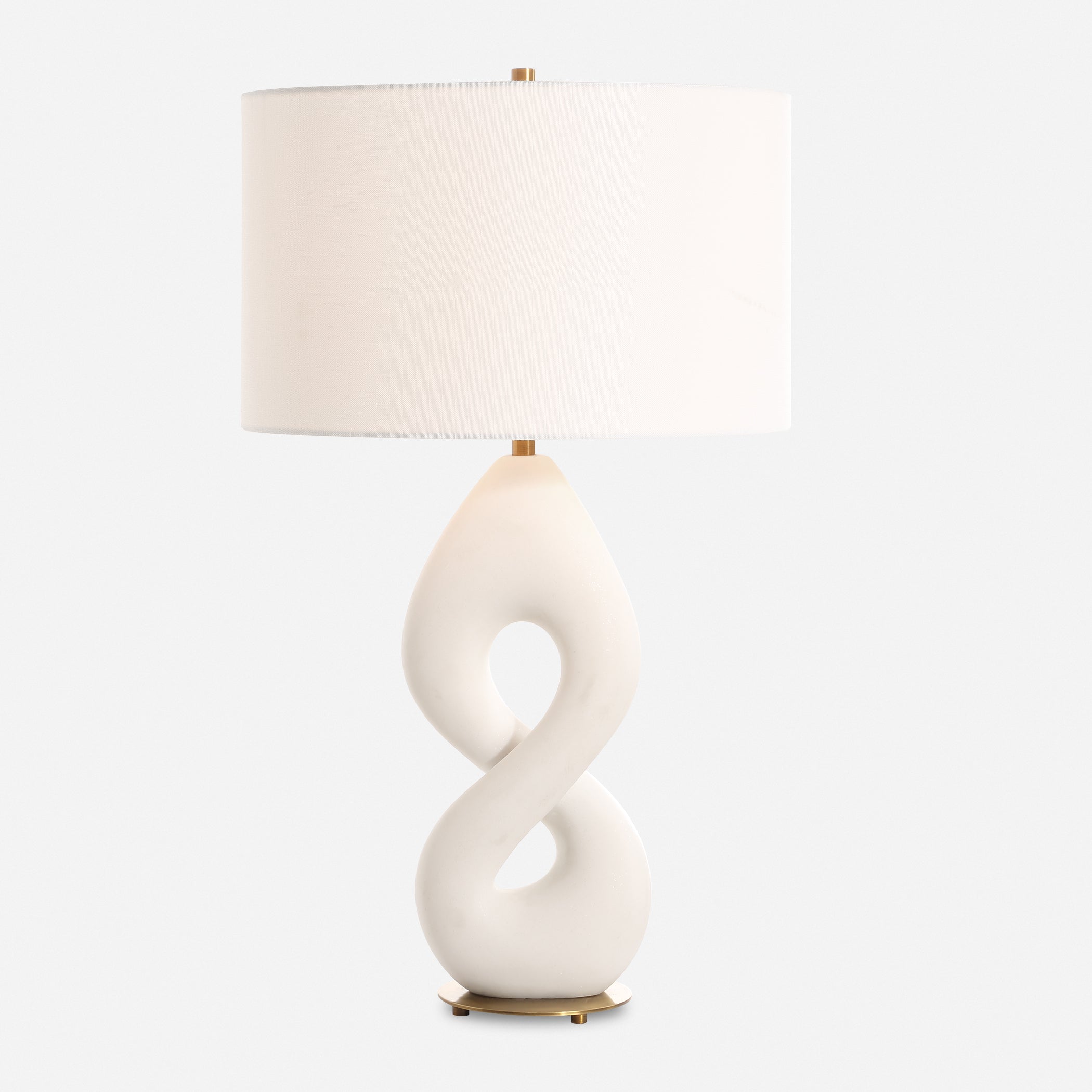 Uttermost Lighting Uttermost Meridian Ivory Stone Table Lamp