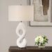 Uttermost Lighting Uttermost Meridian Ivory Stone Table Lamp