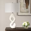 Uttermost Lighting Uttermost Meridian Ivory Stone Table Lamp