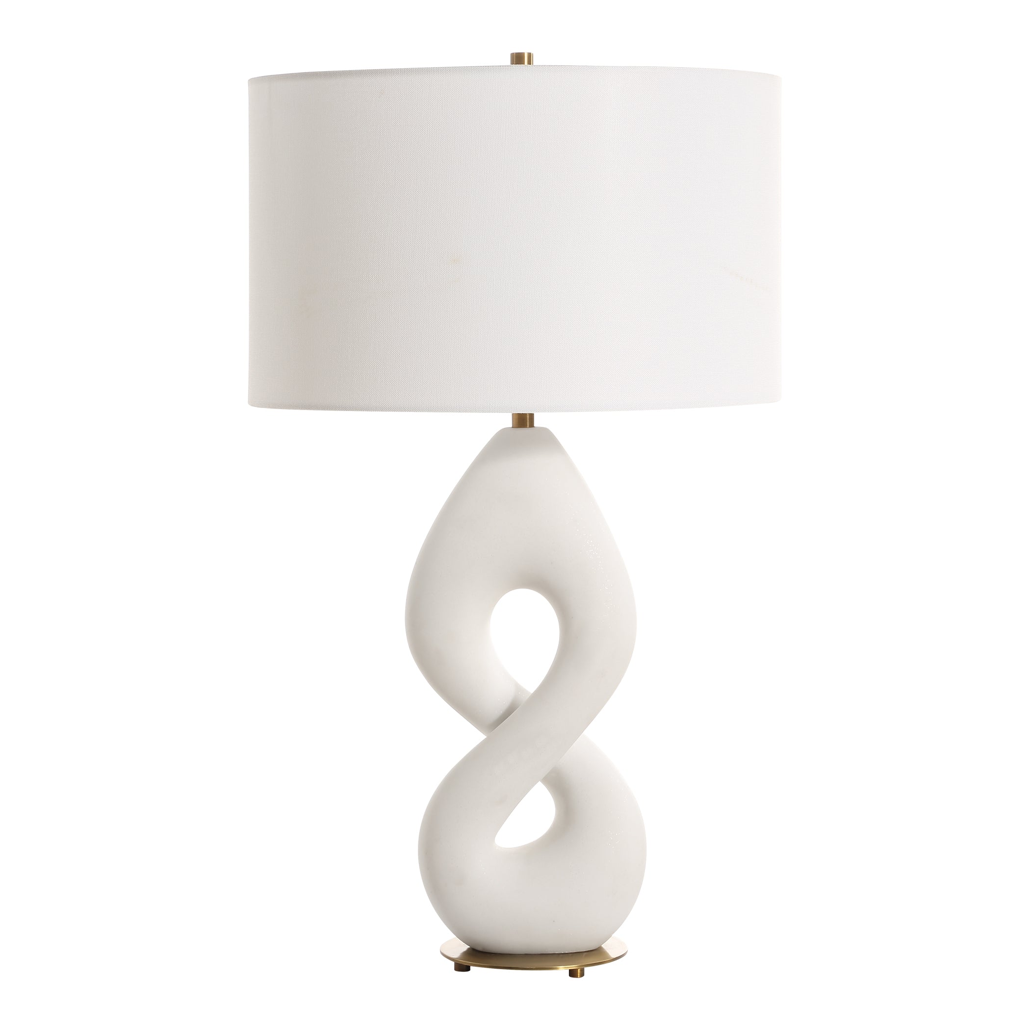 Uttermost Lighting Uttermost Meridian Ivory Stone Table Lamp