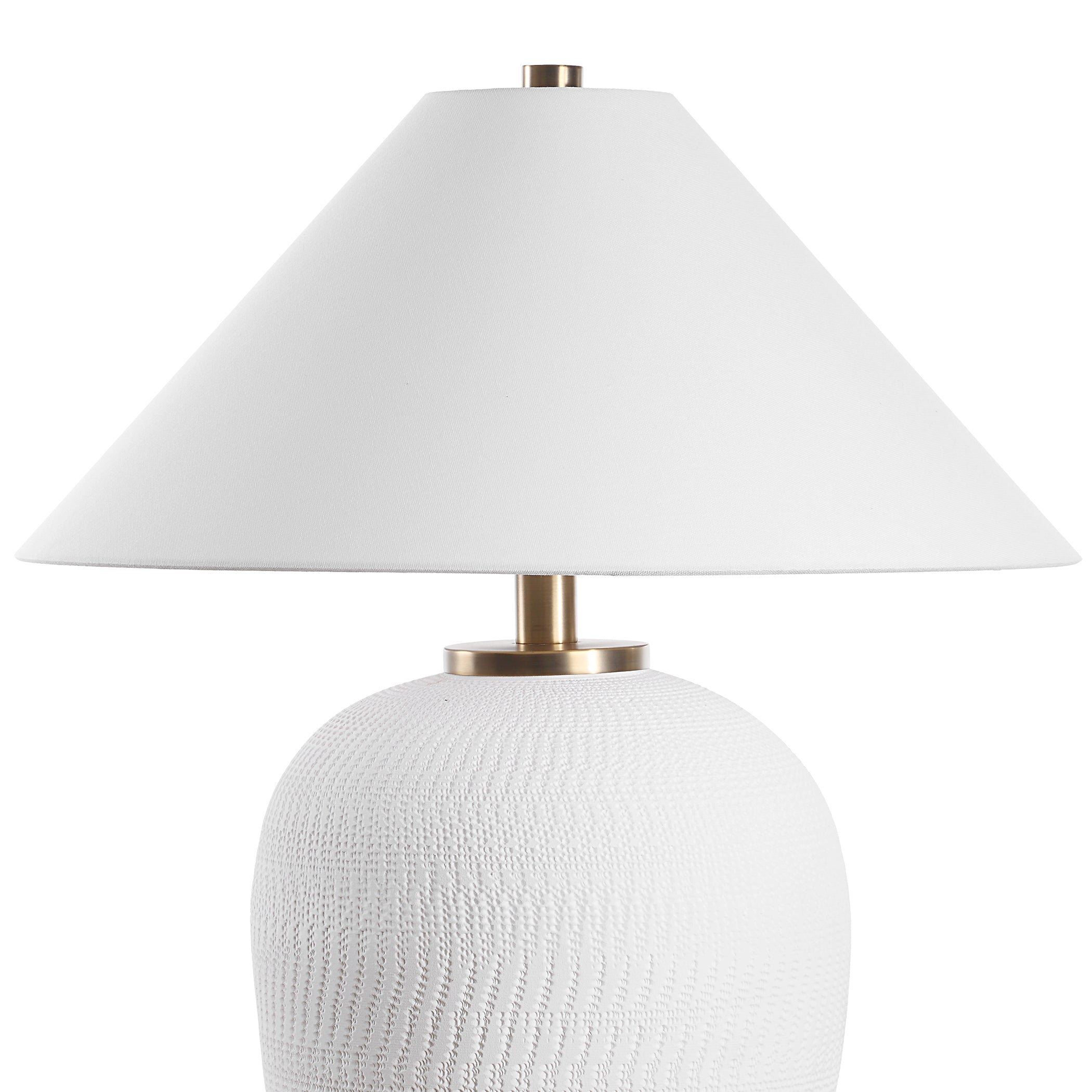 Uttermost Lighting Uttermost Merriton Matt White Table Lamp