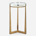 Uttermost Home Decor Uttermost Midas Antique Gold Accent Table