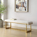 Uttermost Furniture Oversize - Rate to be Quoted Uttermost Midas Antique Gold Bench