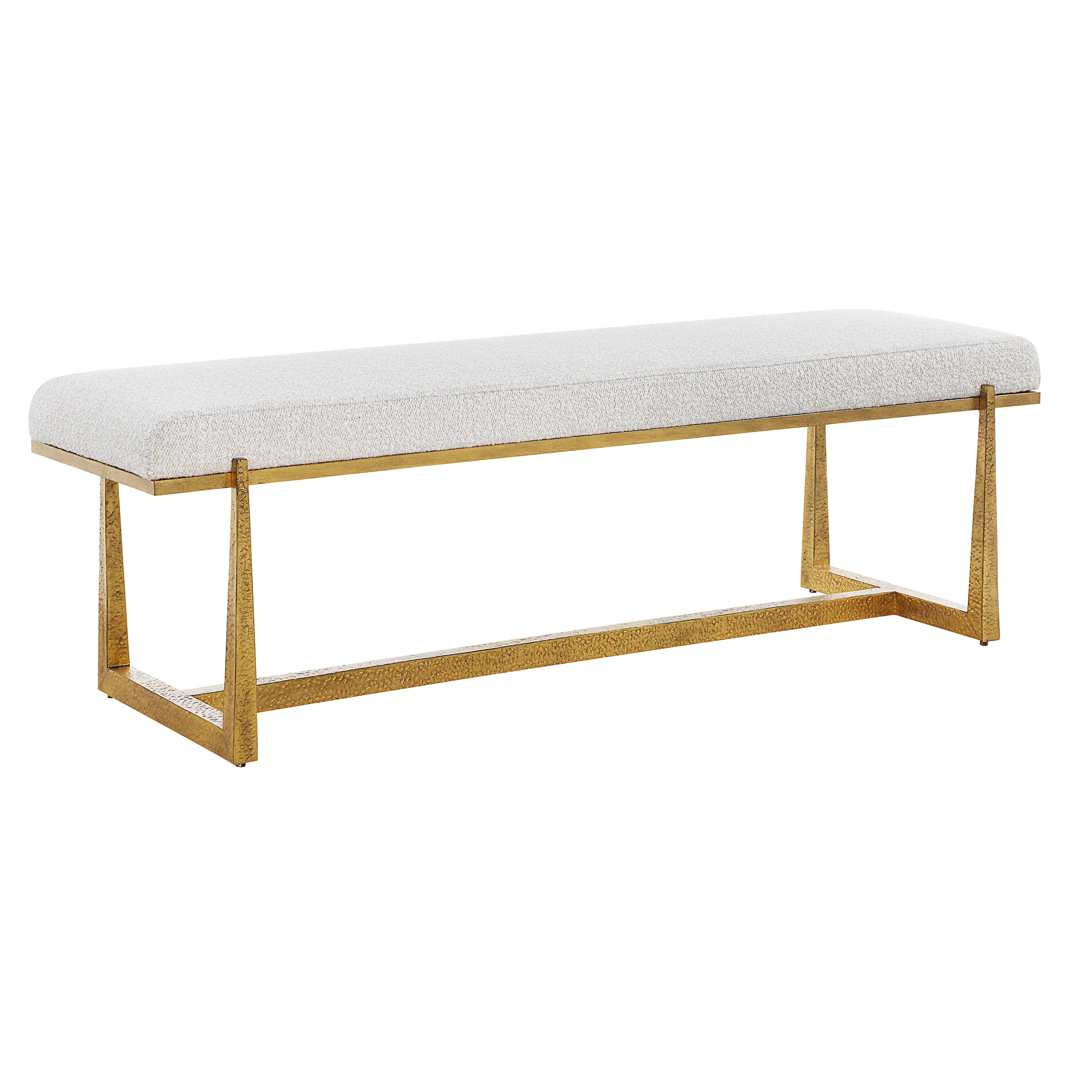 Uttermost Furniture Oversize - Rate to be Quoted Uttermost Midas Antique Gold Bench