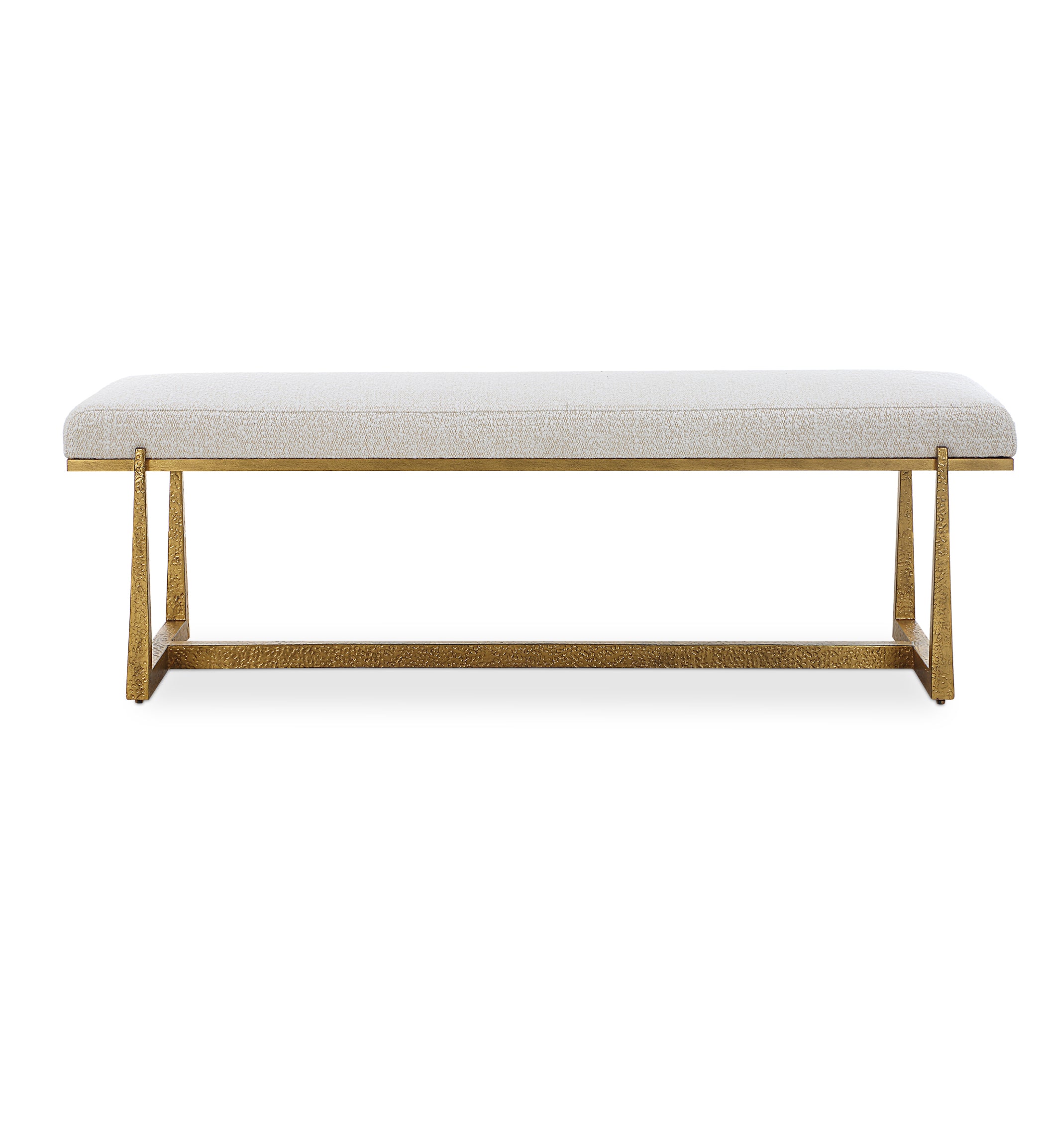 Uttermost Furniture Oversize - Rate to be Quoted Uttermost Midas Antique Gold Bench