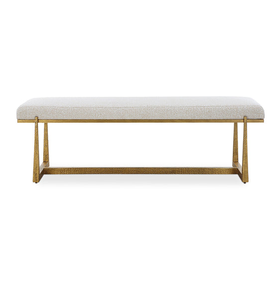 Uttermost Furniture Oversize - Rate to be Quoted Uttermost Midas Antique Gold Bench
