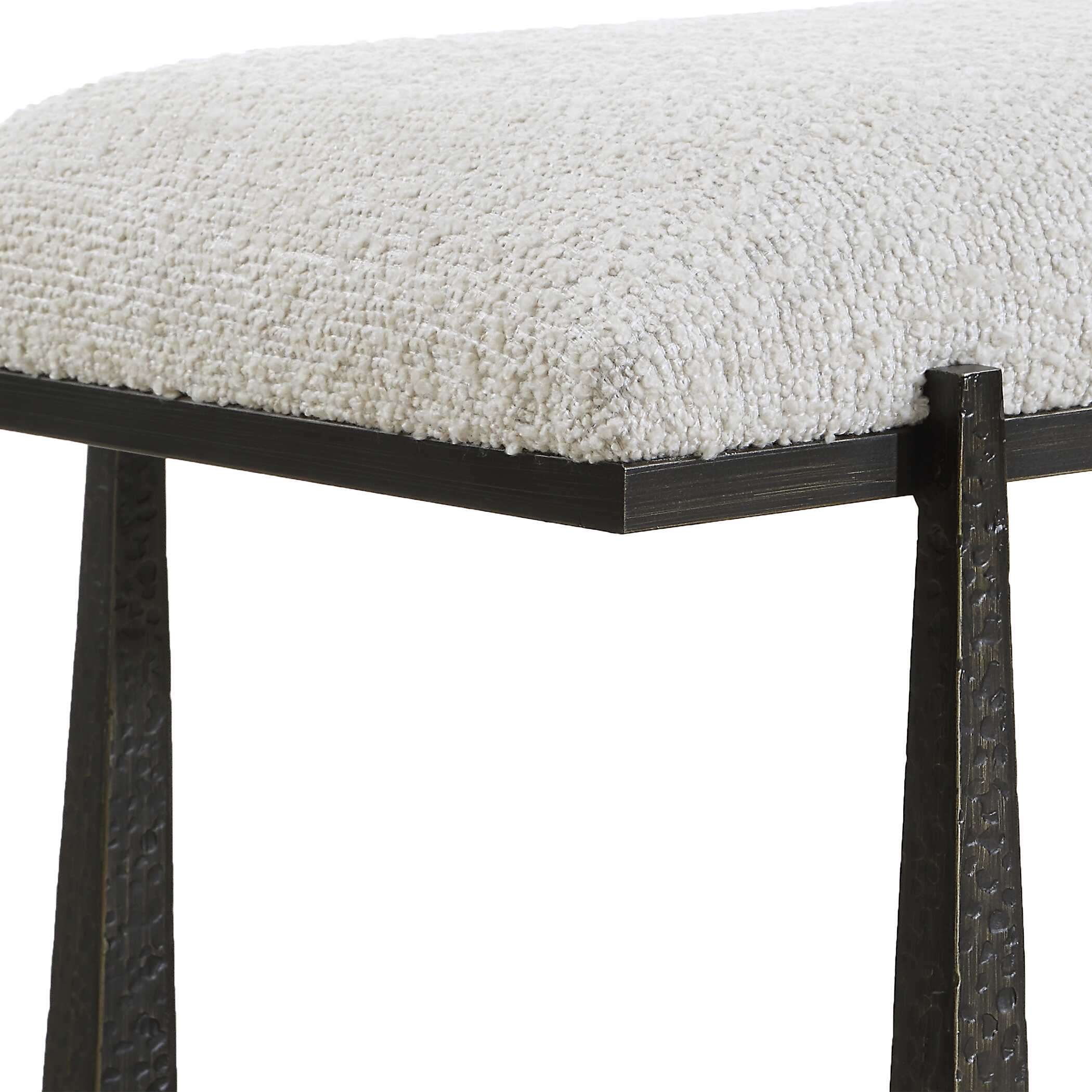 Uttermost Furniture Uttermost Midas Black Long Bench