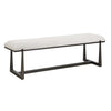 Uttermost Furniture Uttermost Midas Black Long Bench