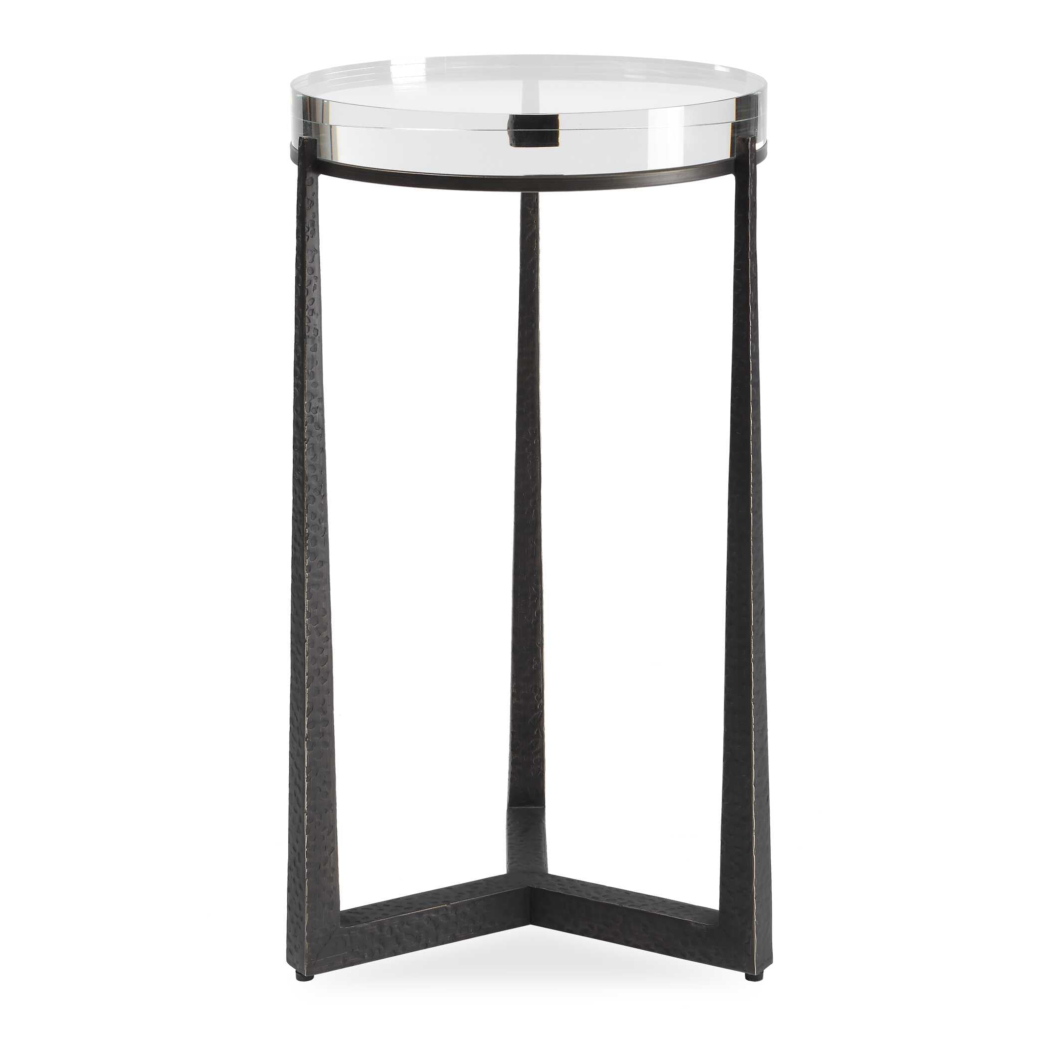 Uttermost Furniture Uttermost Midas Dark Bronze Round Accent Table
