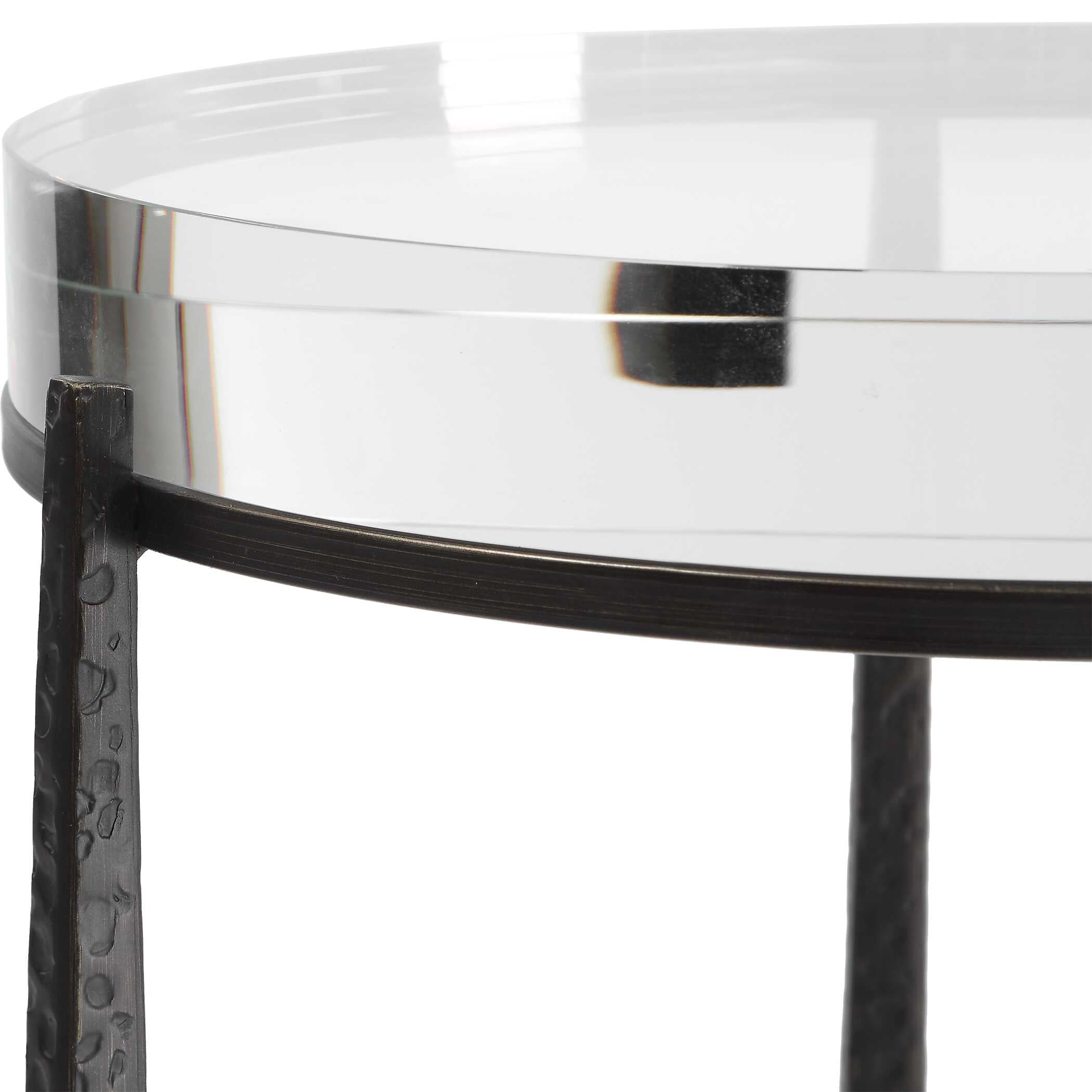Uttermost Furniture Uttermost Midas Dark Bronze Round Accent Table