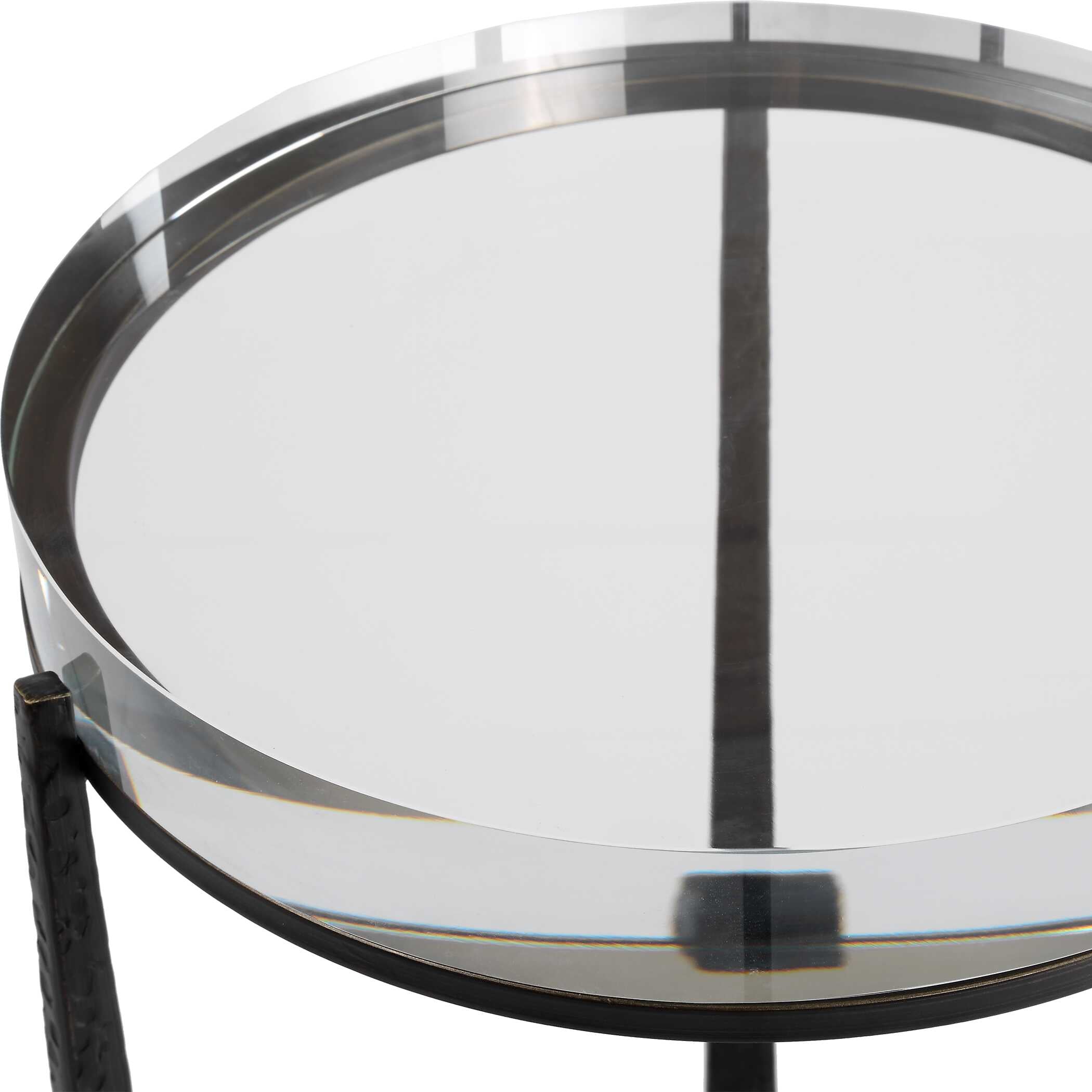 Uttermost Furniture Uttermost Midas Dark Bronze Round Accent Table