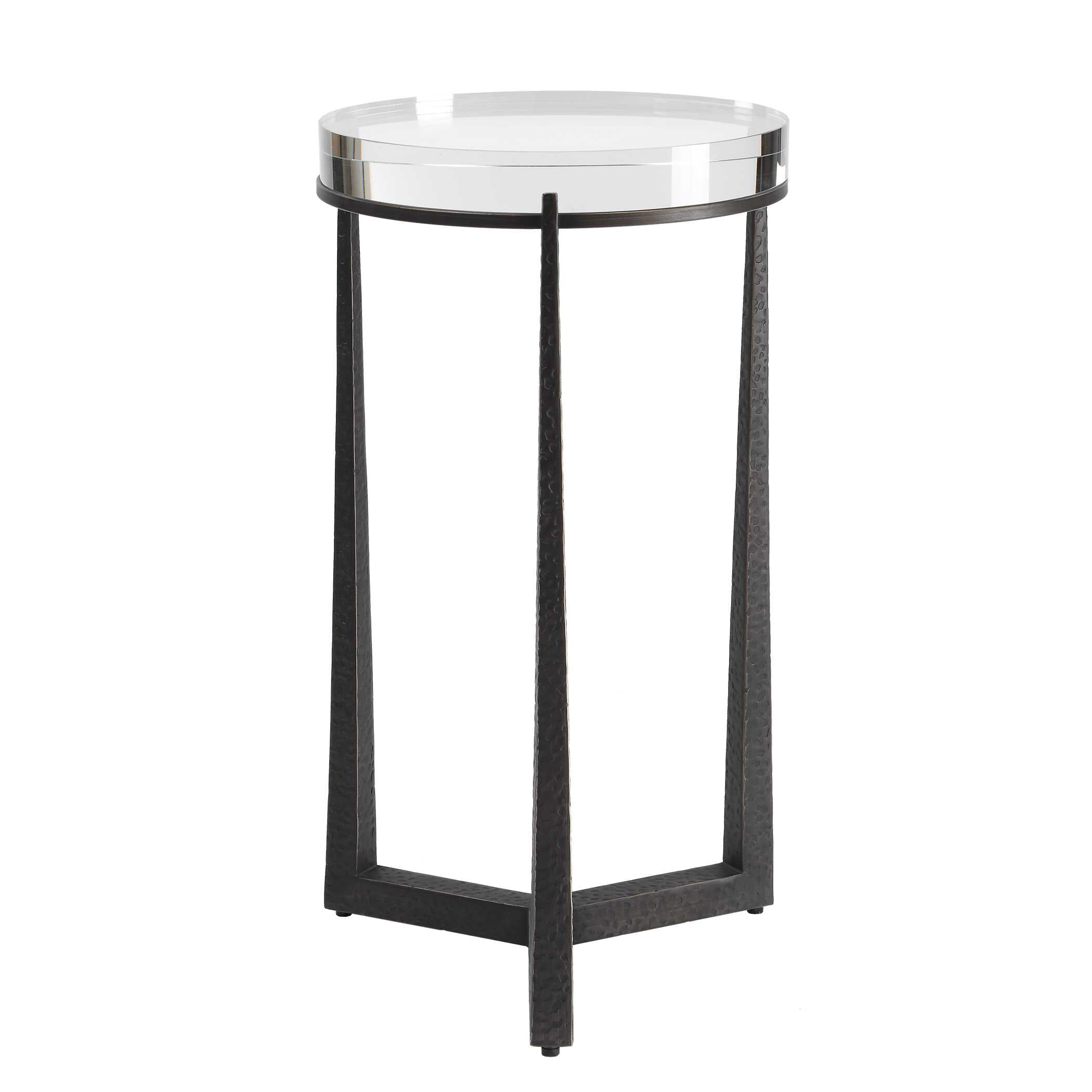 Uttermost Furniture Uttermost Midas Dark Bronze Round Accent Table