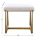 Uttermost Furniture Uttermost Midas Gold Small Bench