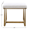 Uttermost Furniture Uttermost Midas Gold Small Bench