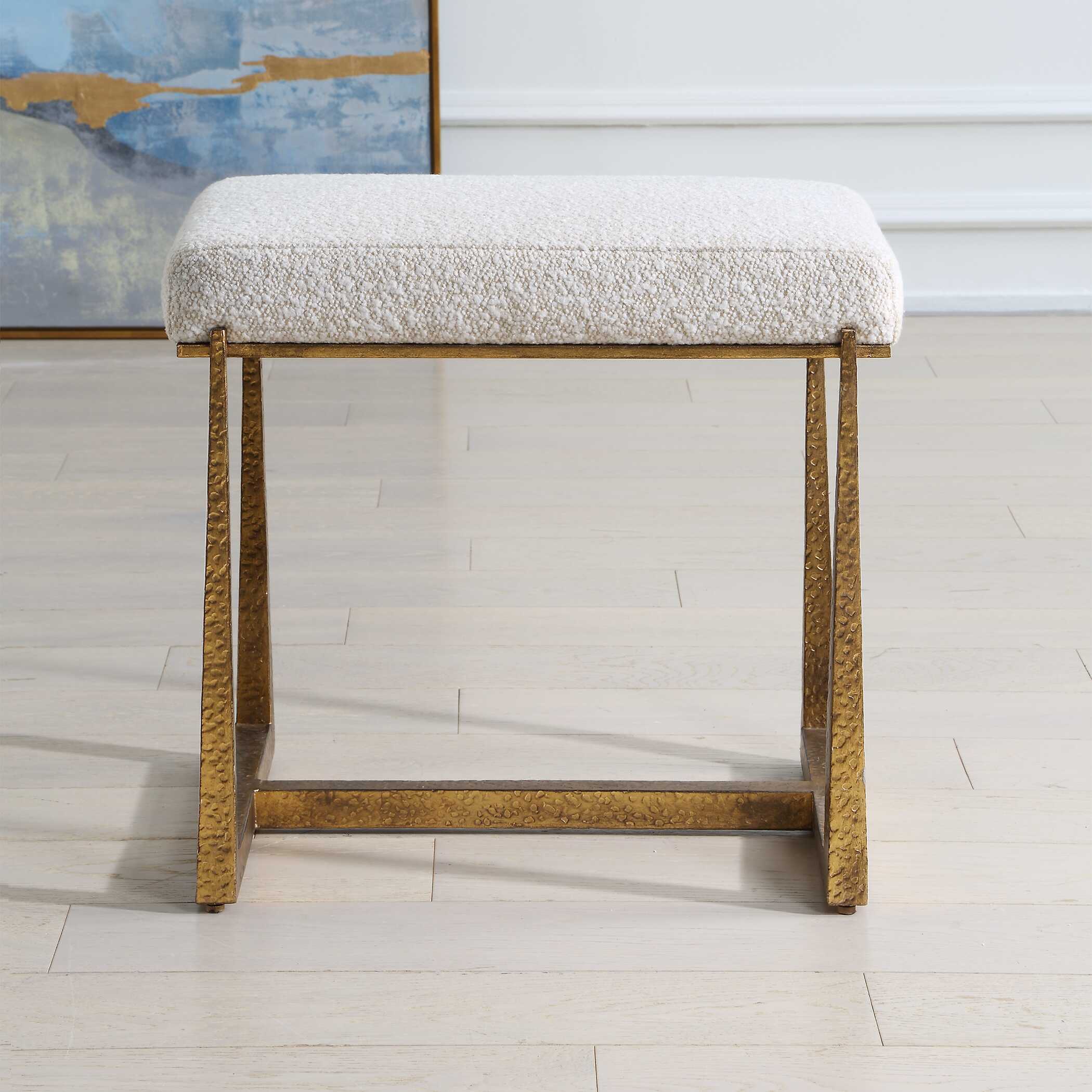 Uttermost Furniture Uttermost Midas Gold Small Bench