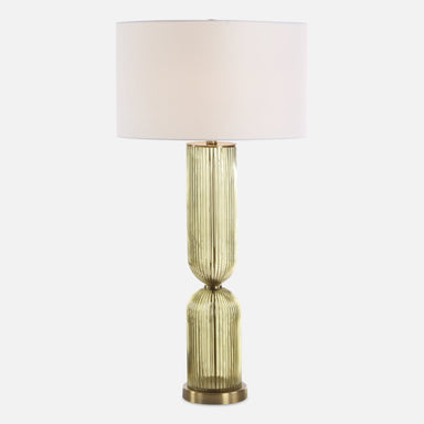 Uttermost Lighting Uttermost Mirah Olive Glass Table Lamp