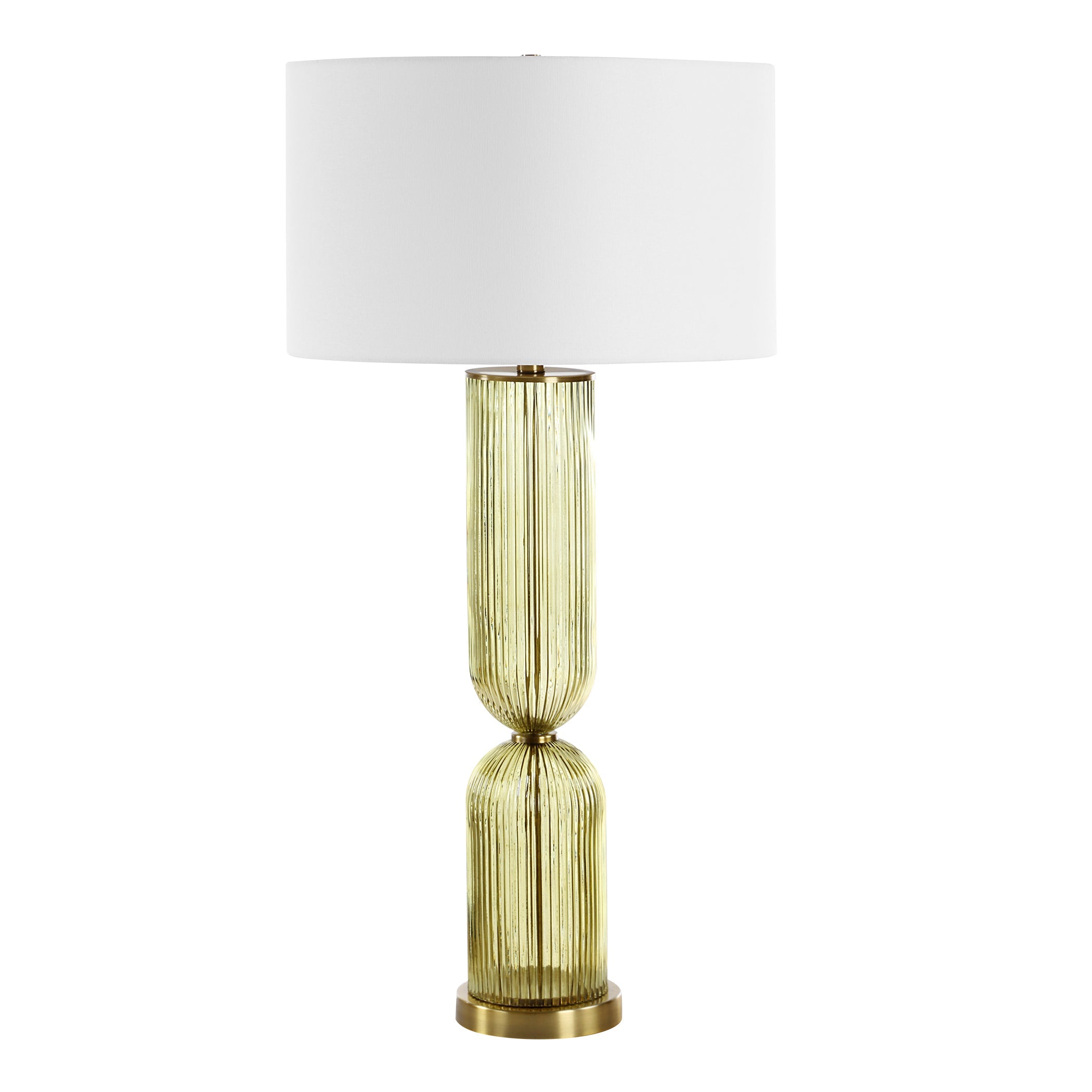 Uttermost Lighting Uttermost Mirah Olive Glass Table Lamp