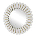 Uttermost Home Decor Uttermost Miran White Glass Round Mirror