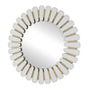 Uttermost Home Decor Uttermost Miran White Glass Round Mirror