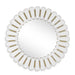 Uttermost Home Decor Uttermost Miran White Glass Round Mirror